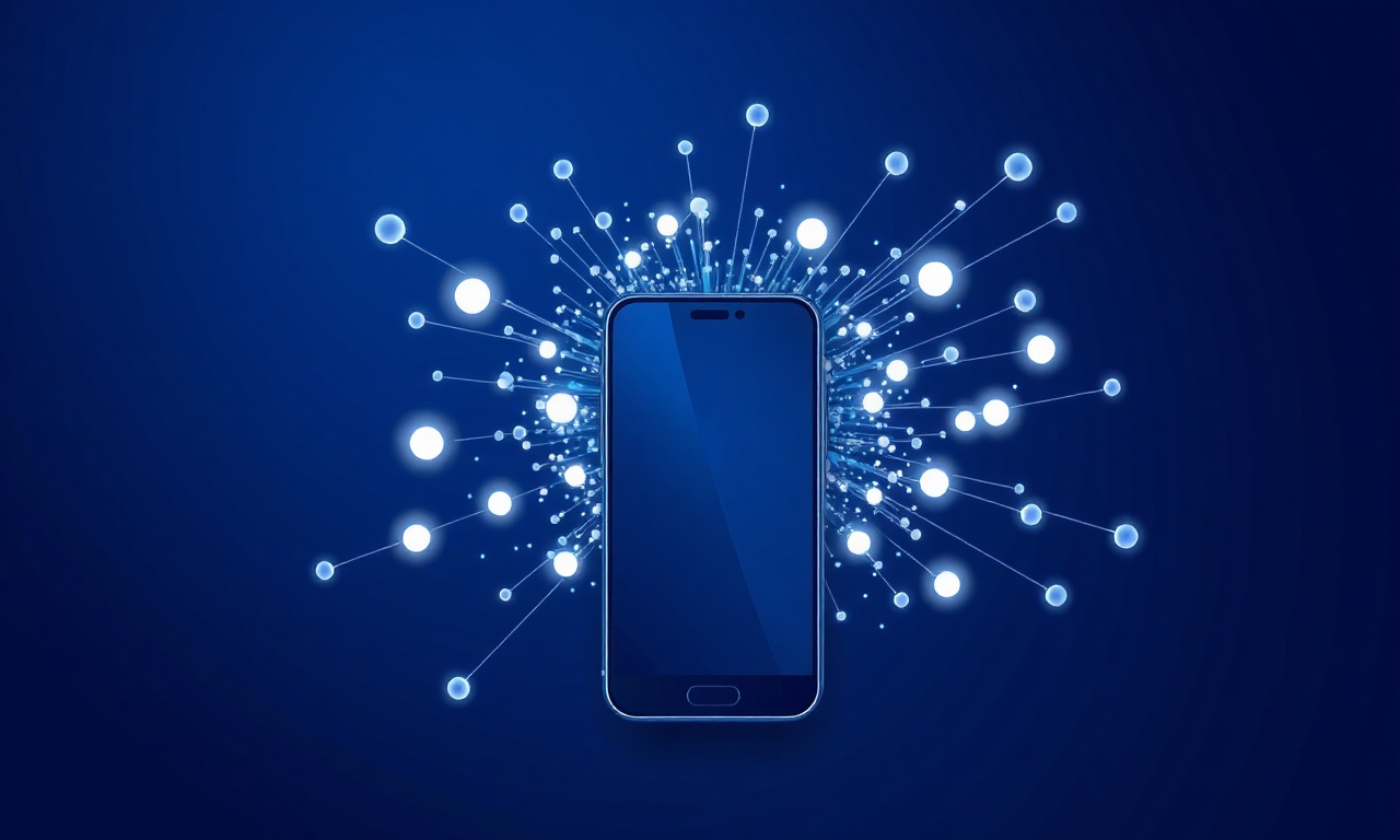 Abstract particles symbolizing fraud detection in verification