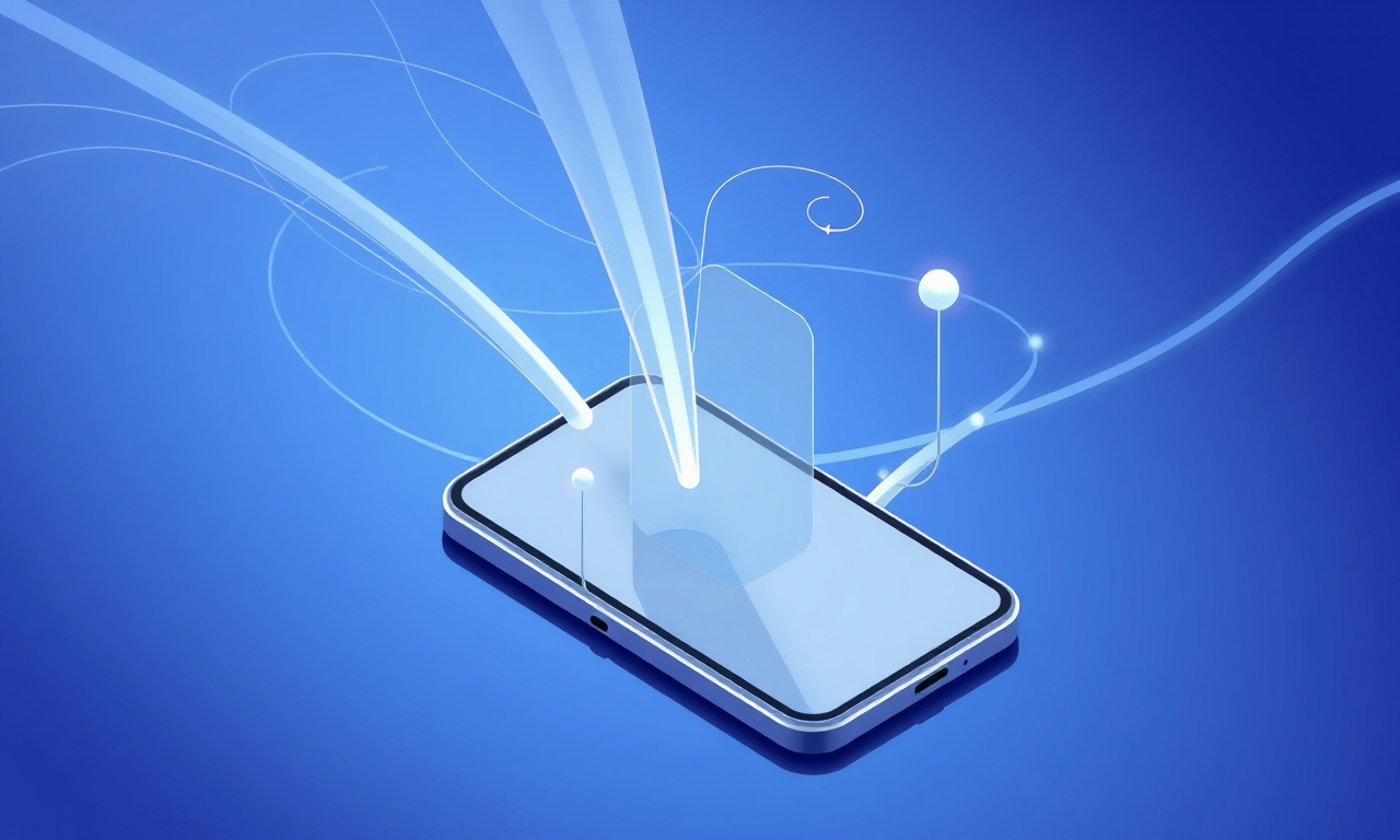 Abstract isometric shapes representing global mobile verification