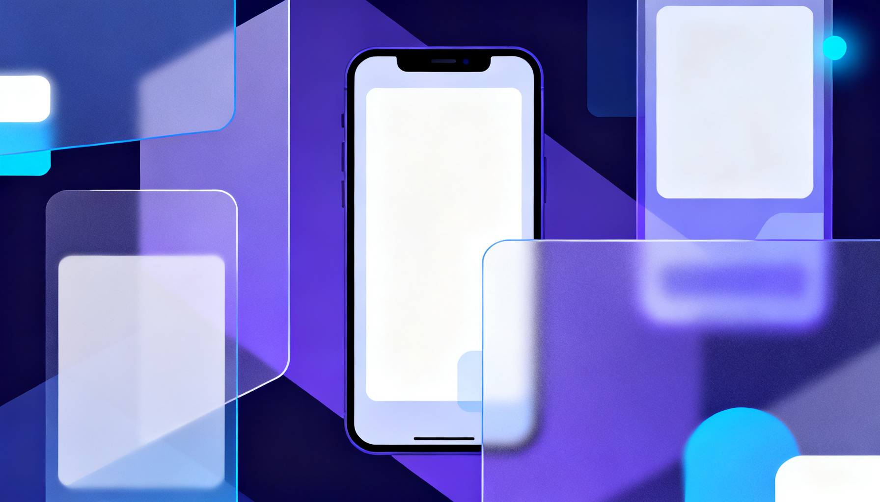 Abstract privacy layers symbolizing identity protection