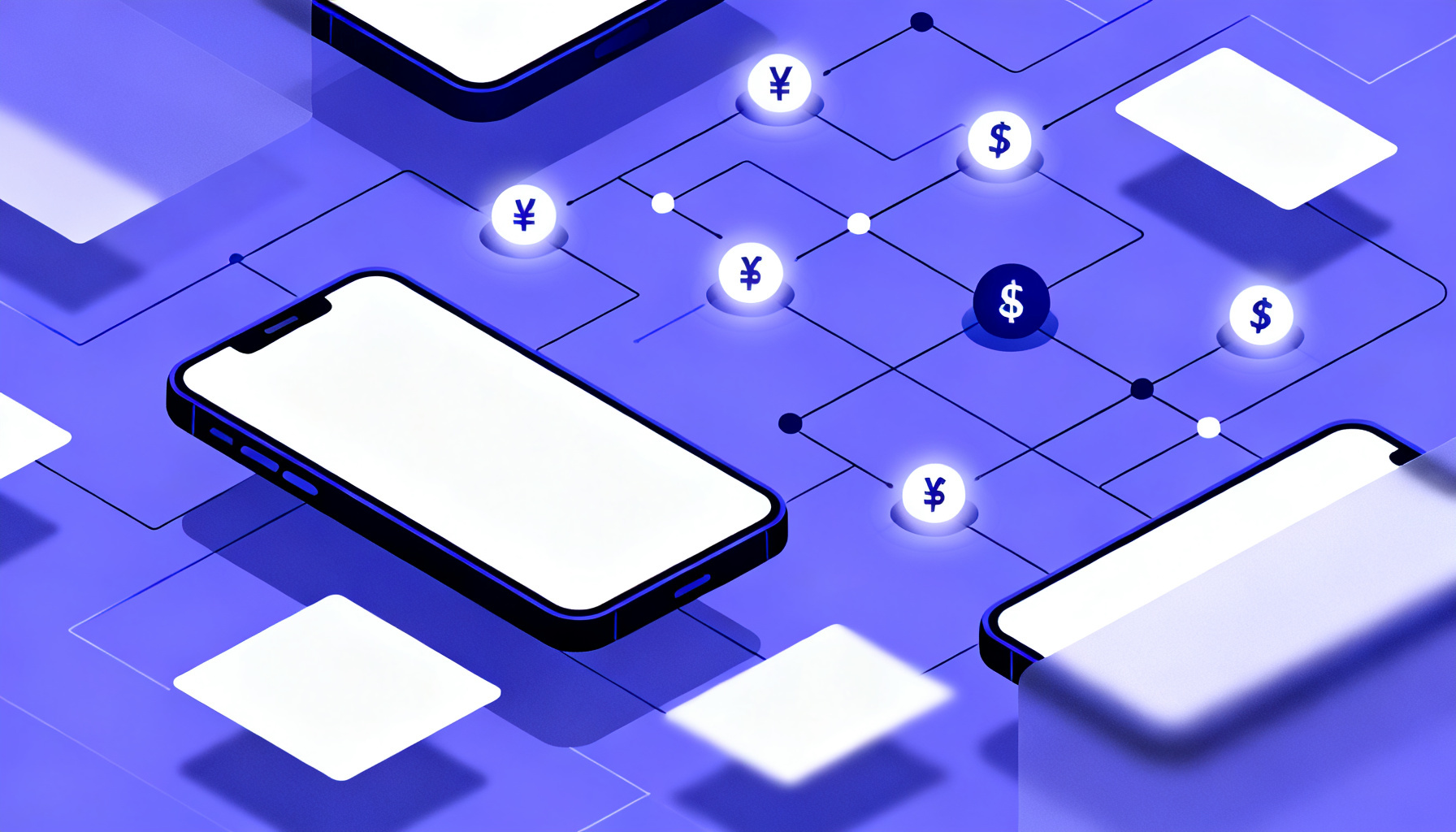 Abstract financial data flow representing burner number pricing