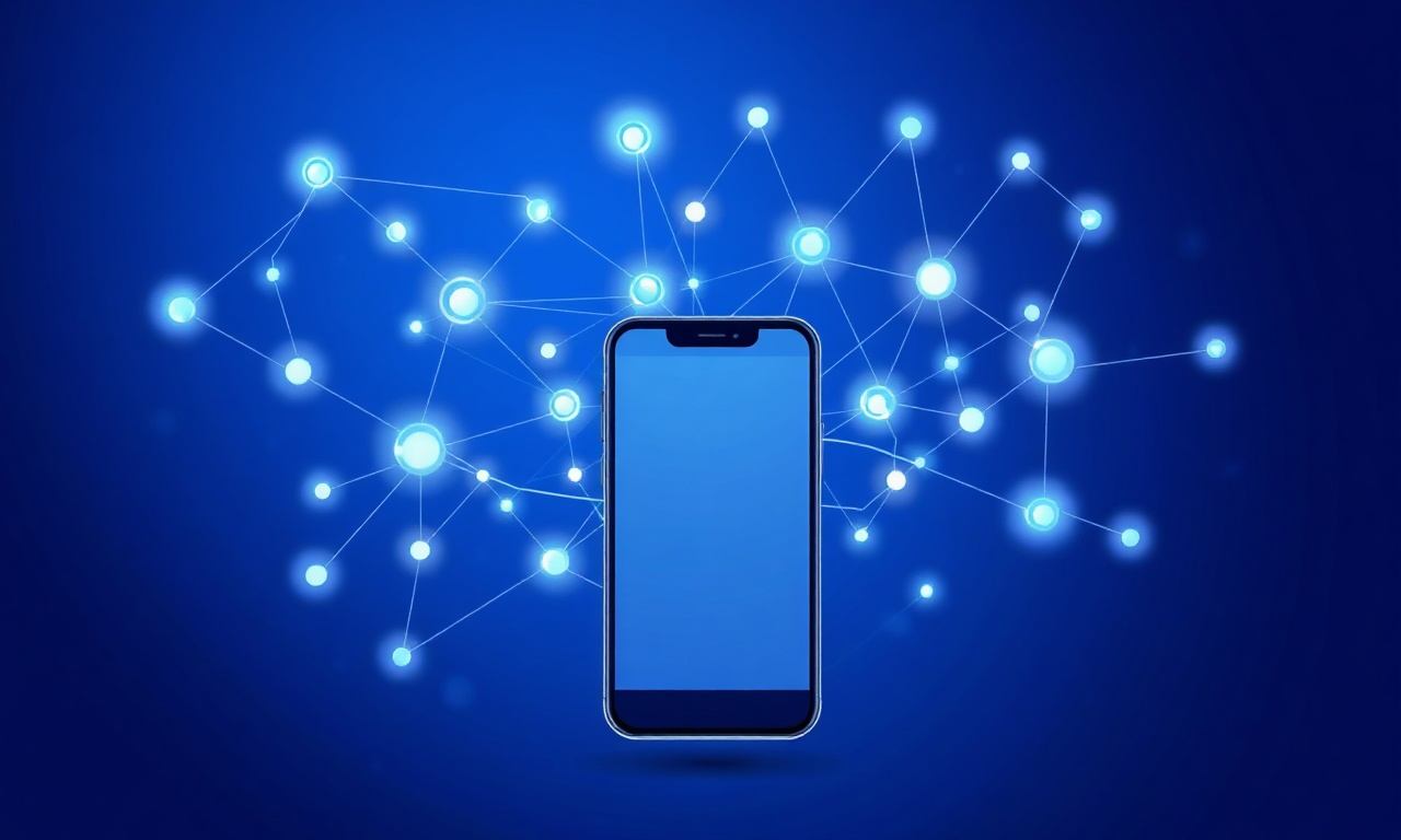 Abstract network topology symbolizing mobile SIM security