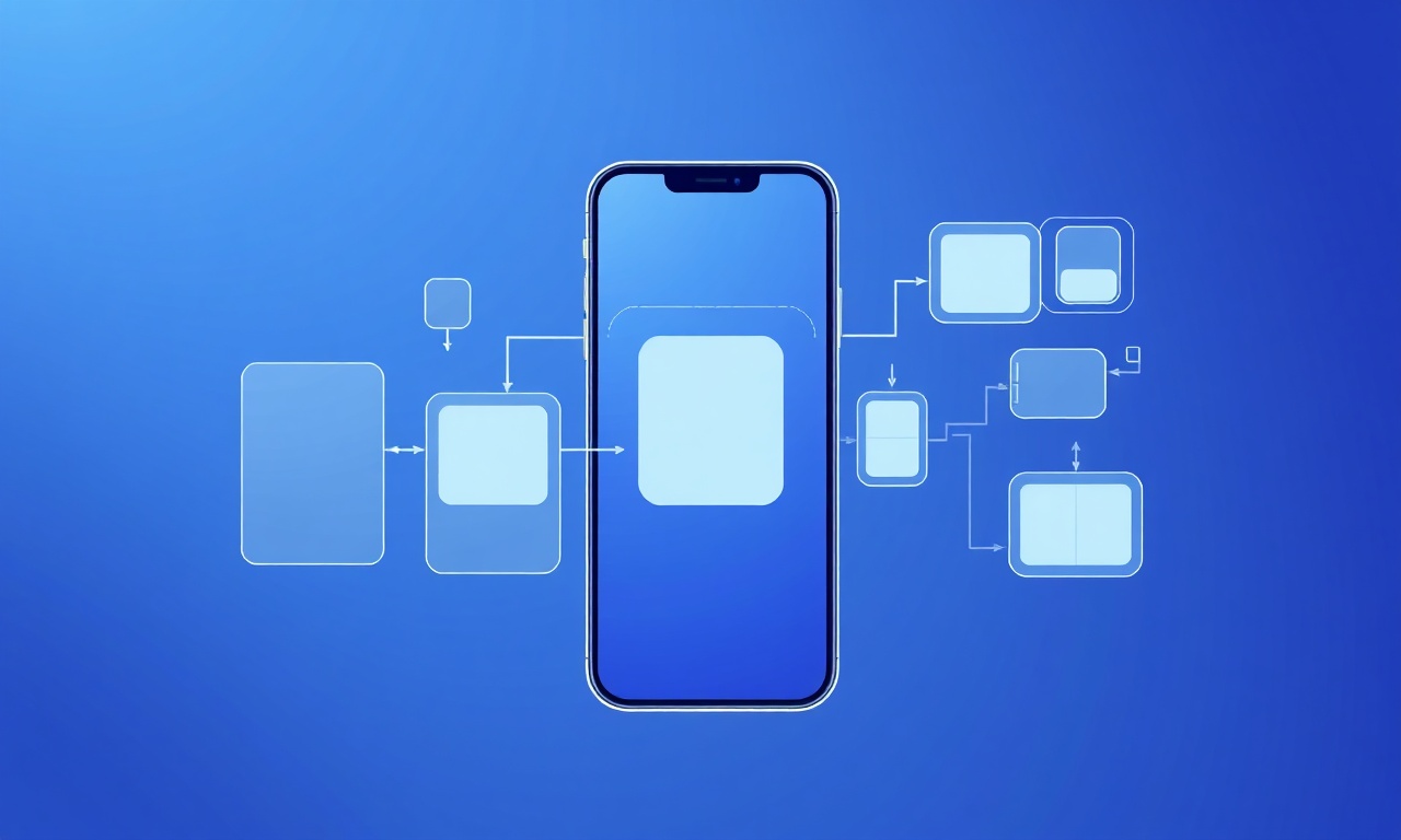 Abstract data flow representing Digital SIM applications