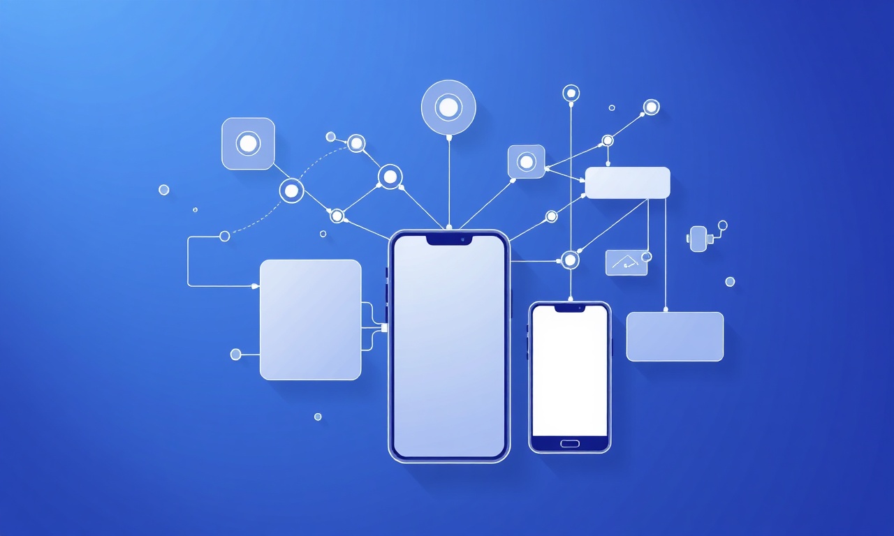 Abstract data flow diagram showing SMS aggregator architecture