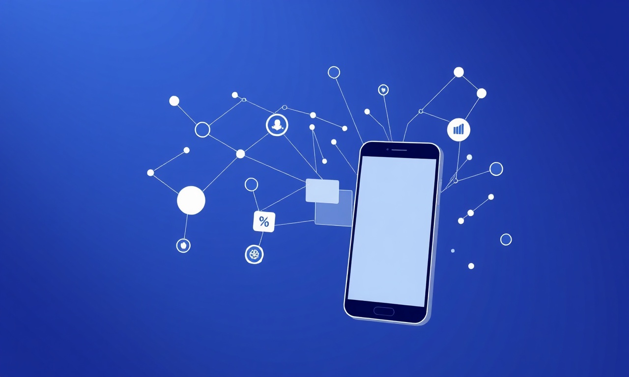Abstract data flow symbolizing SMS pricing models