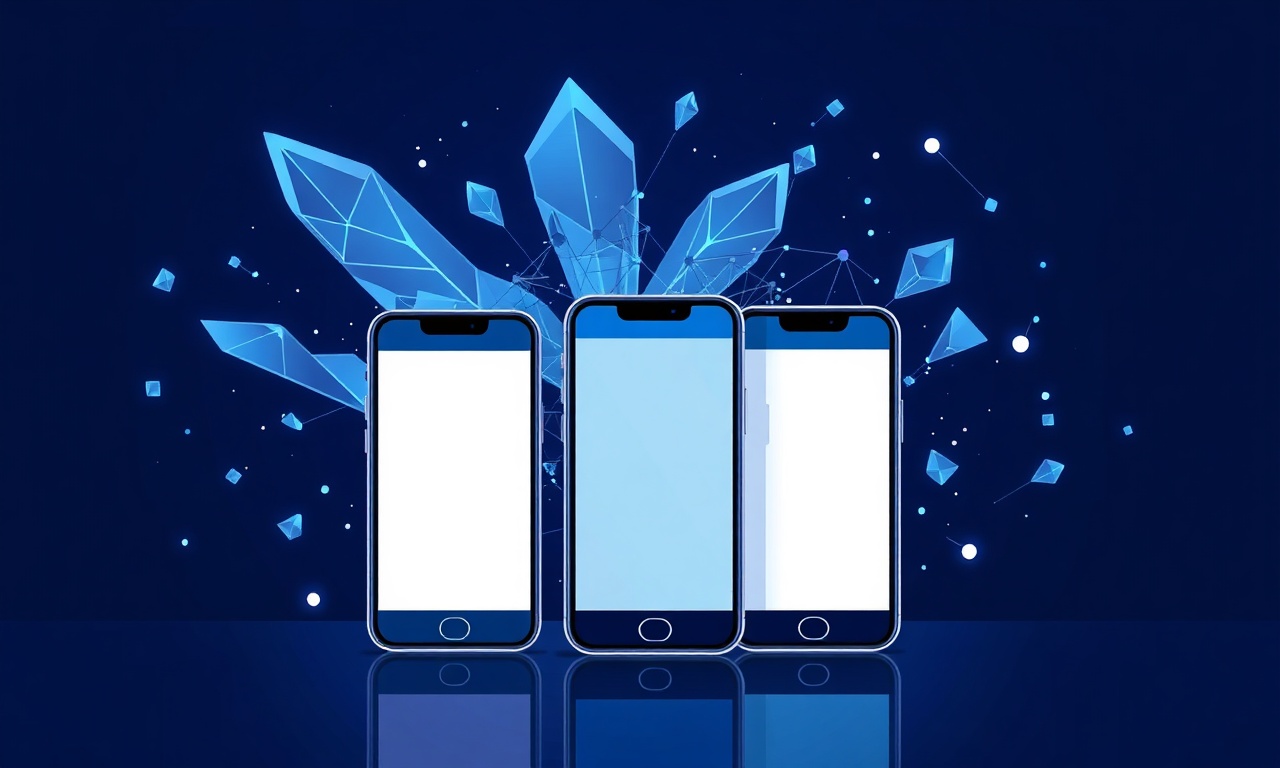 Abstract fractured network representing SMS delivery challenges