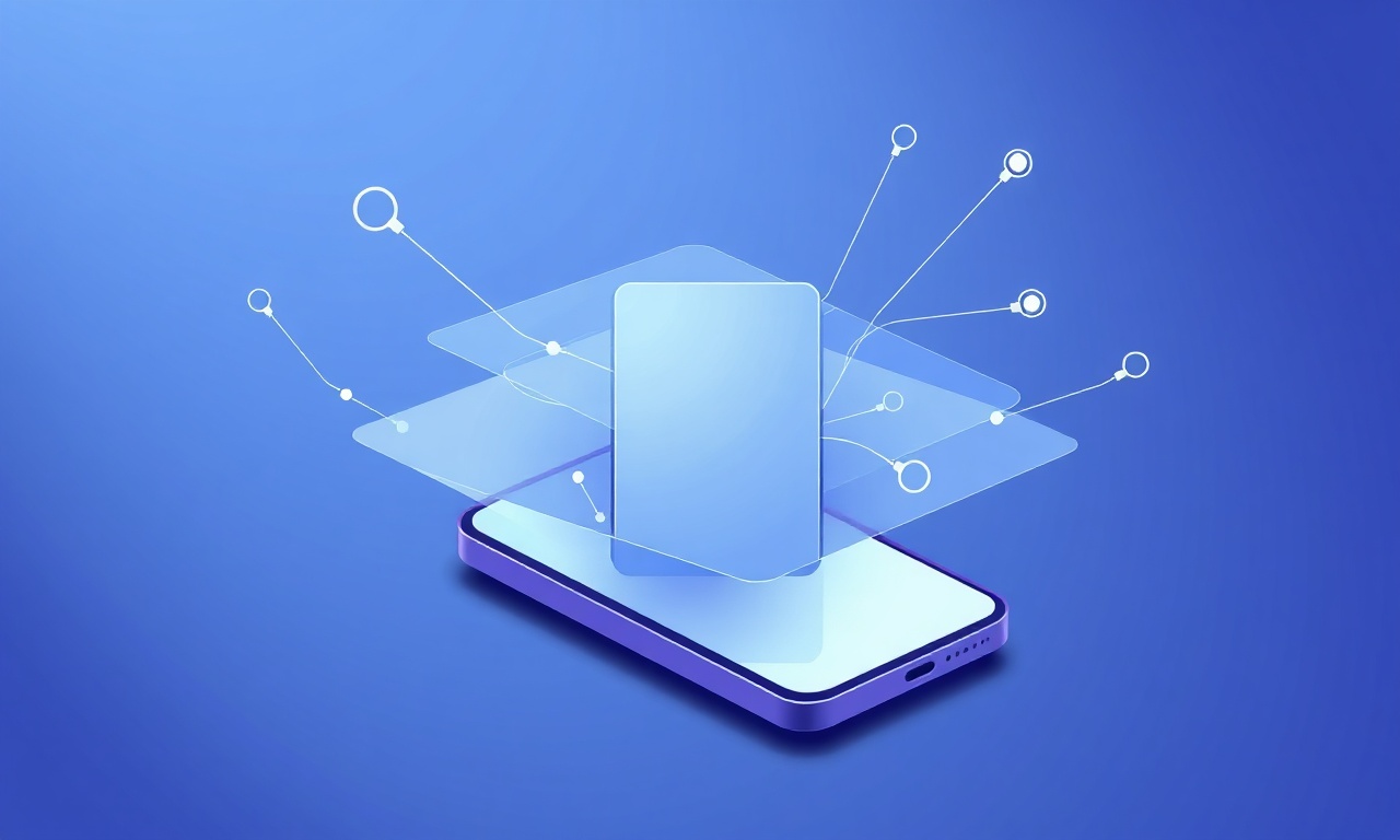 Abstract network layers representing SMS communication protocols