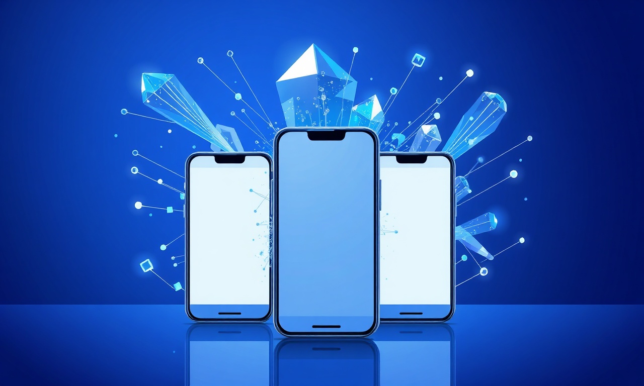 Abstract futuristic crystalline network representing 2FA evolution