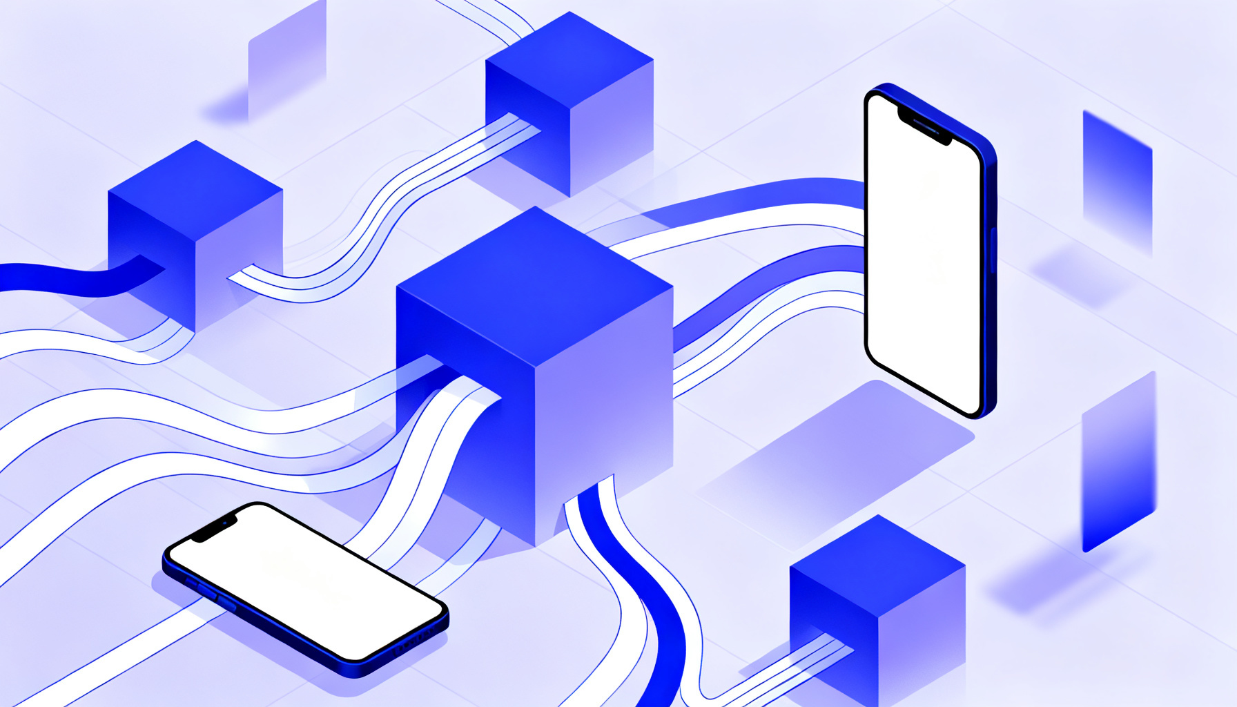 Abstract data cubes symbolizing 2FA deployment costs