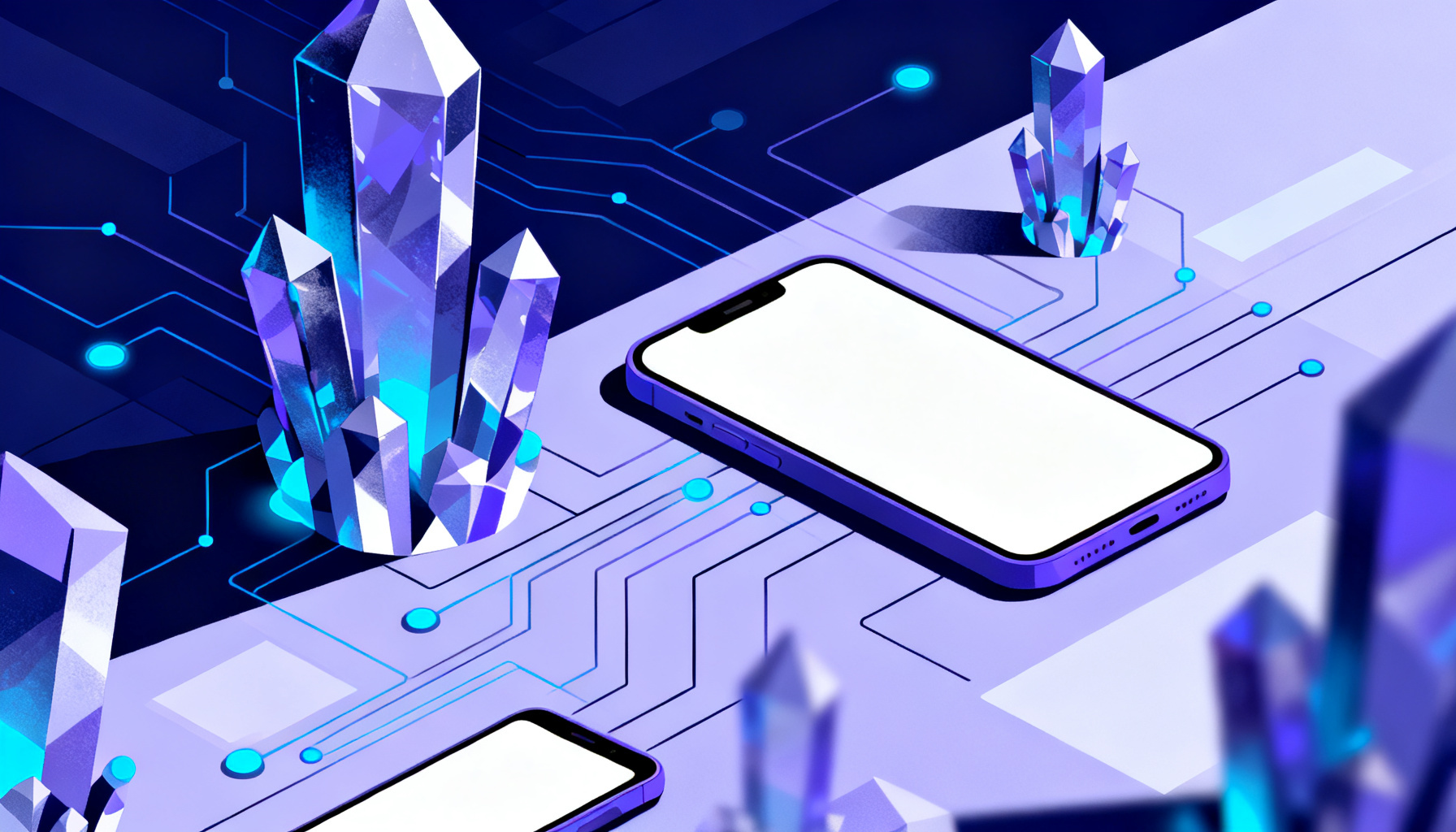 Abstract crystalline encryption structure