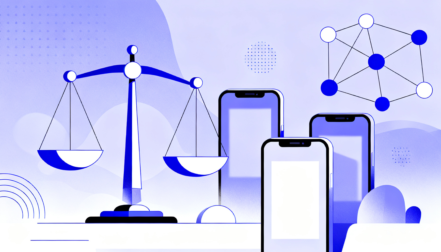 Abstract scales symbolizing legal and regulatory compliance