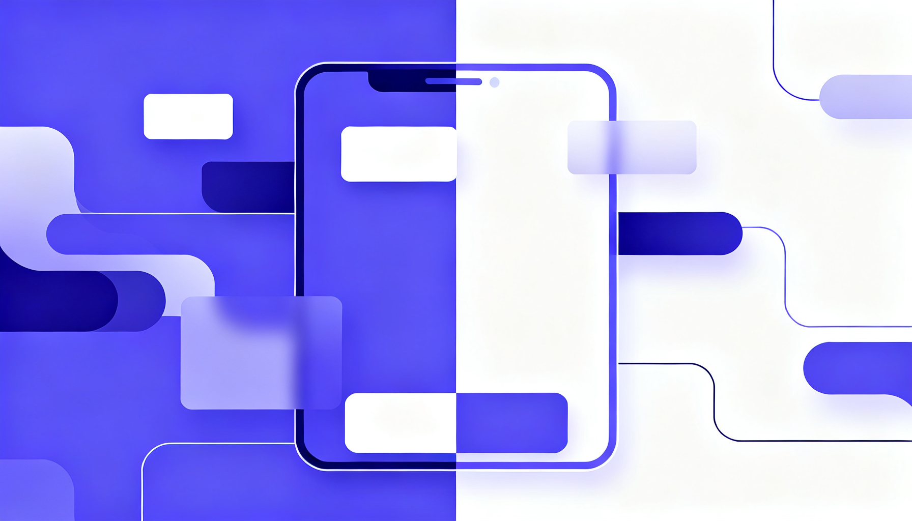 Abstract split data streams representing comparison