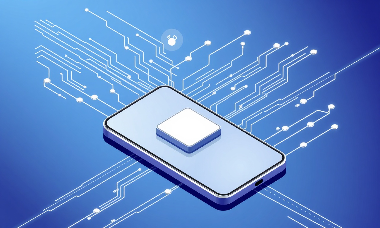Abstract circuitry representing eSIM provisioning process