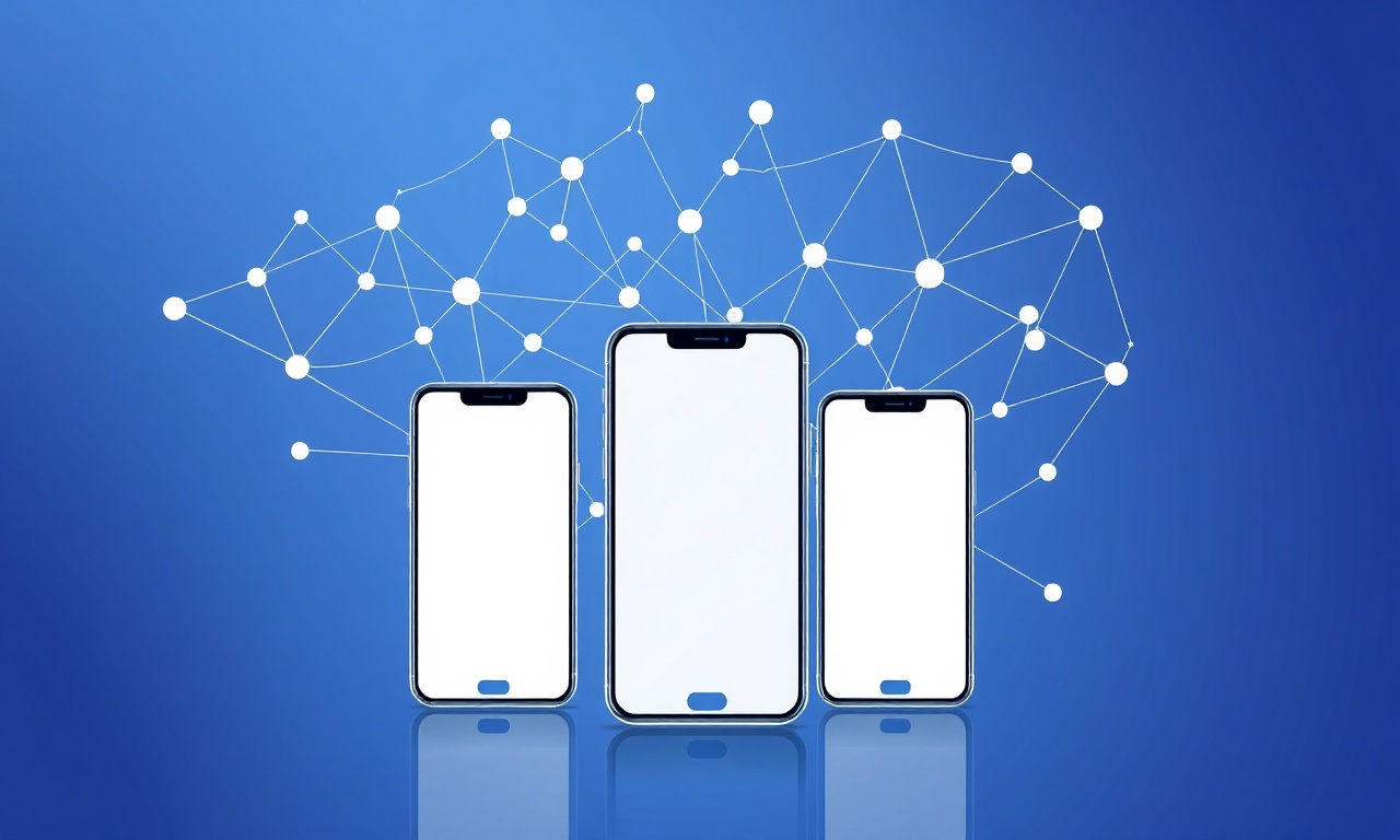 Abstract interconnected nodes representing app integration