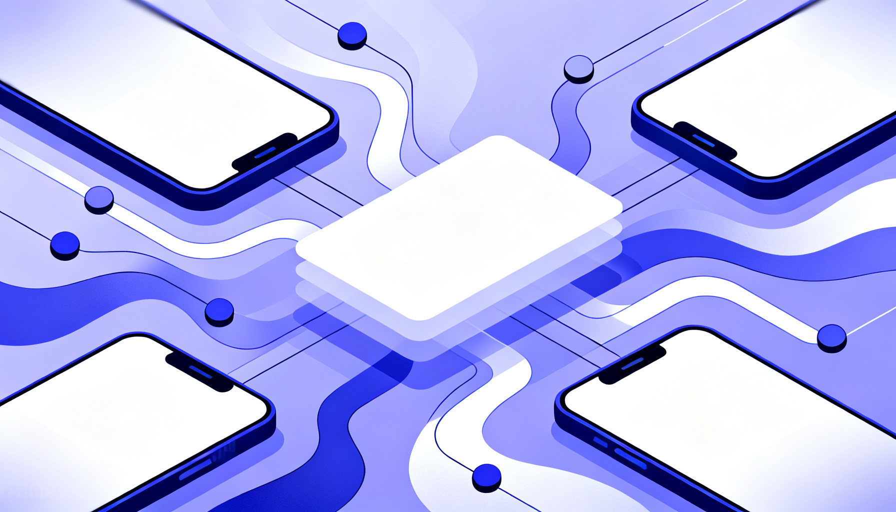 Abstract data flow symbolizing structured OTP management