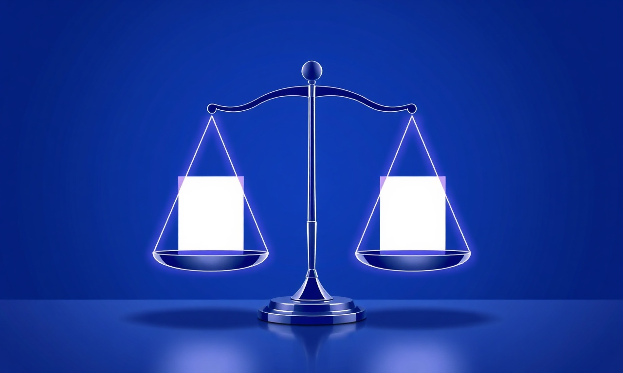 Abstract balanced scales representing best practices
