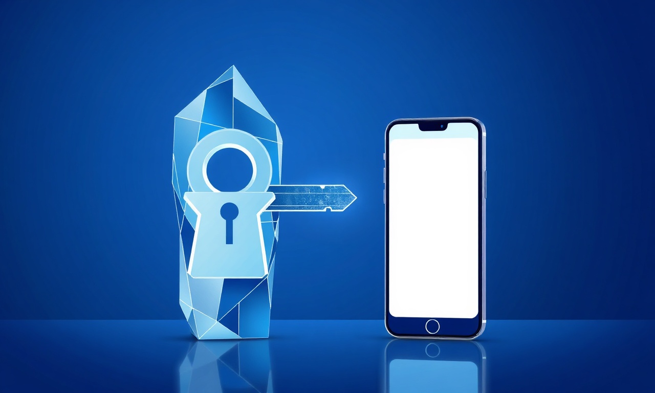 Abstract crystalline structures symbolizing security comparison