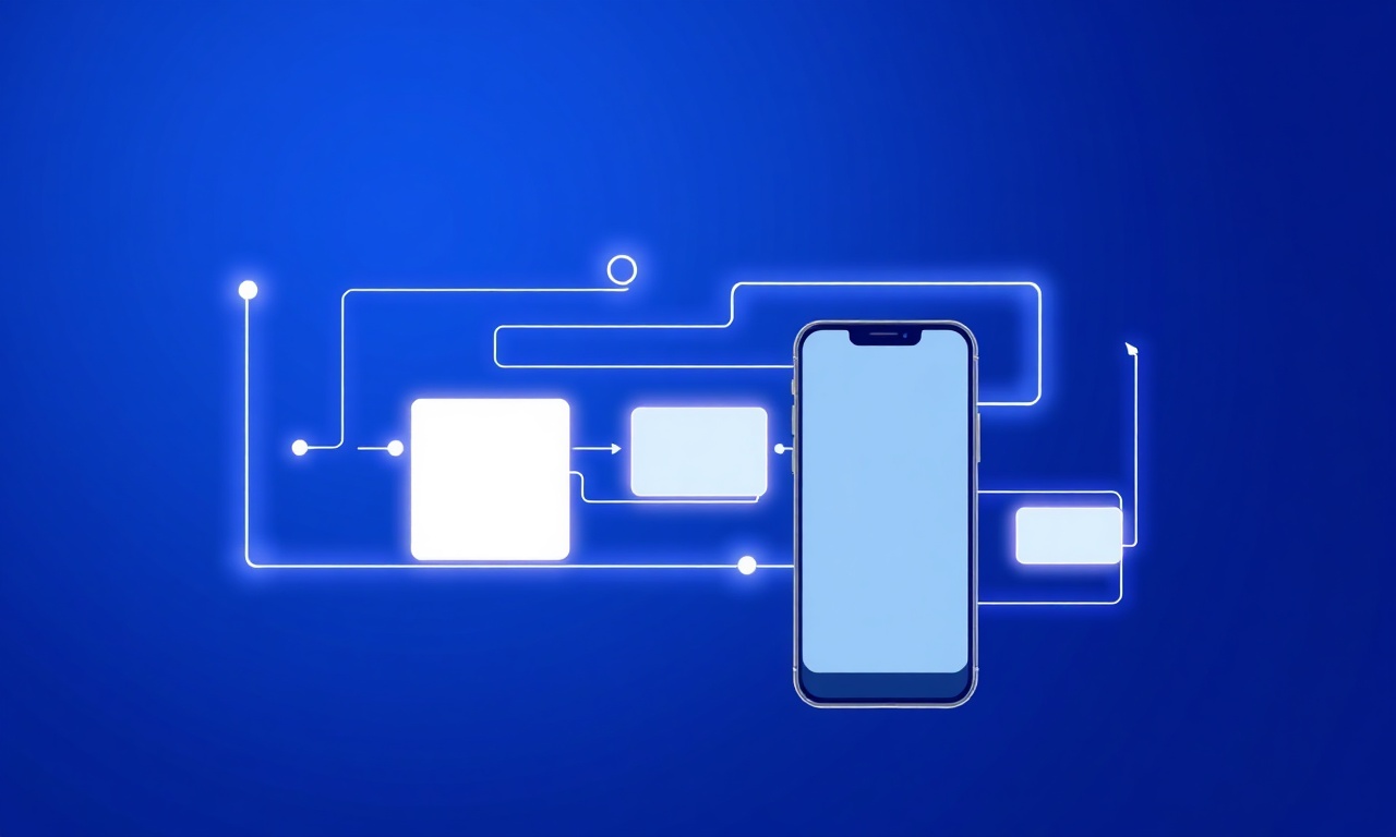 Abstract flowchart symbolizing passkey integration