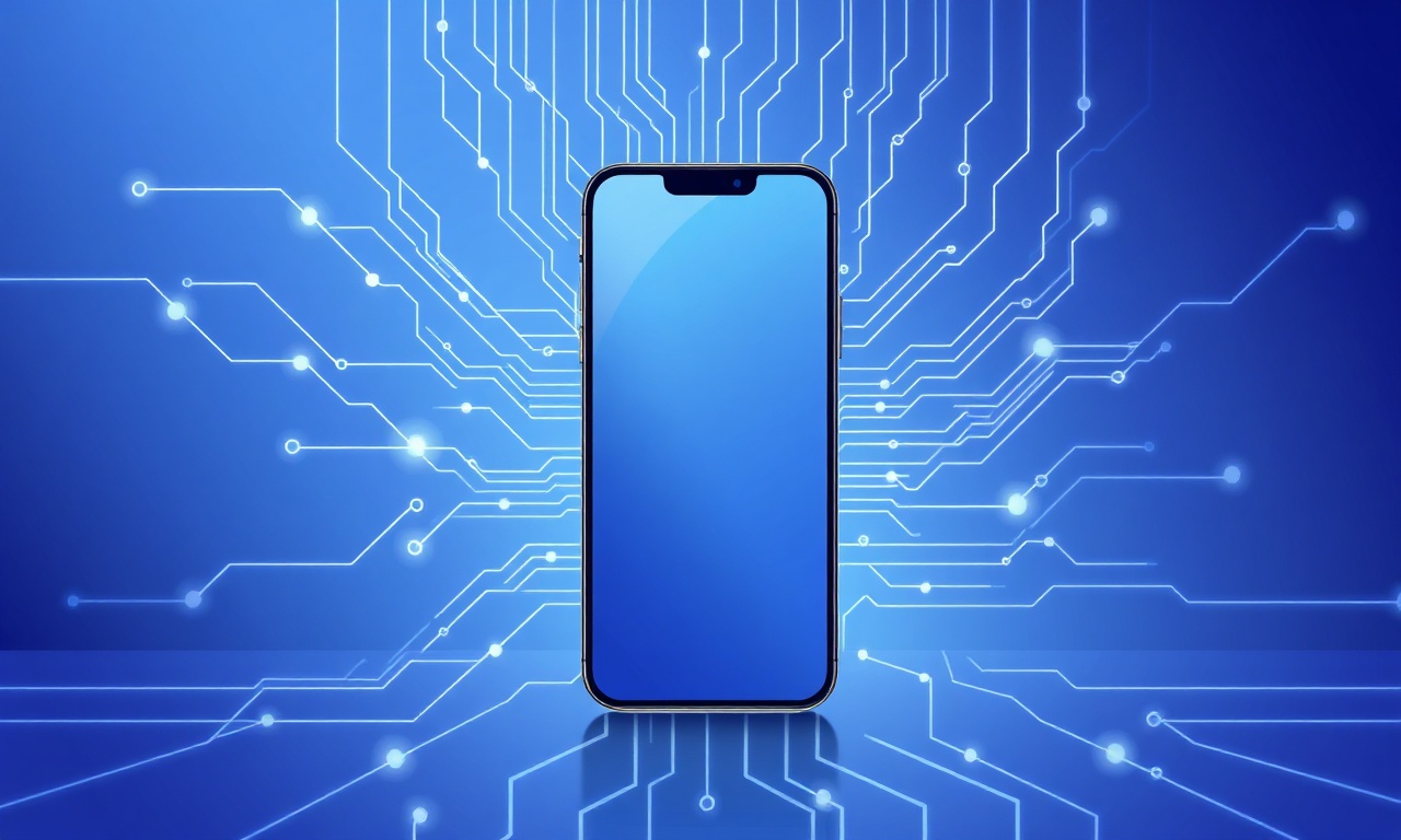 Abstract circuitry representing basics of silent phone authentication