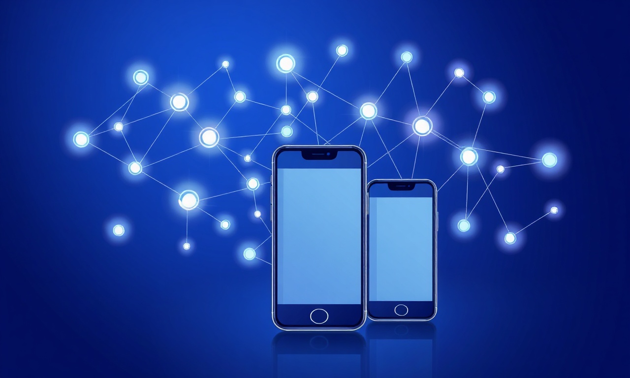 Network topology visualizing silent phone authentication data flow