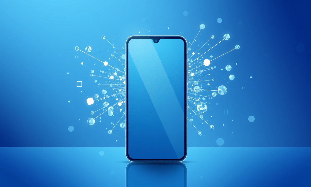 Abstract frosted glass shapes representing myths and mistakes