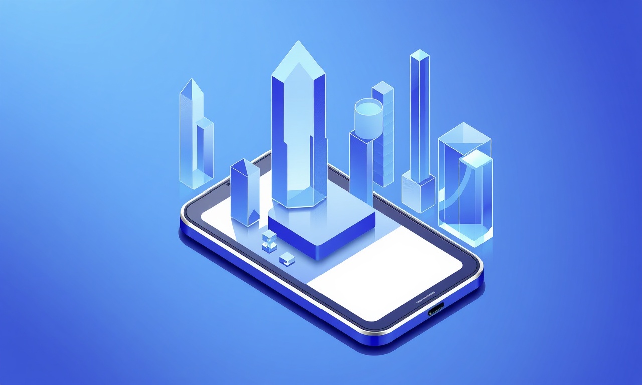Abstract futuristic geometric shapes representing innovation in security
