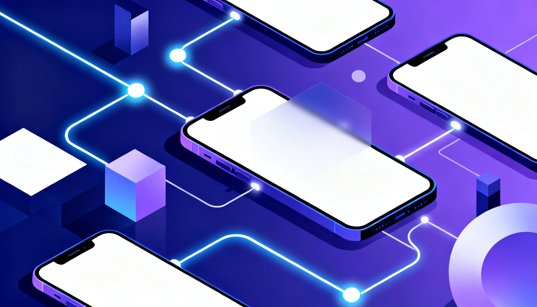 Abstract network representing workflow integration