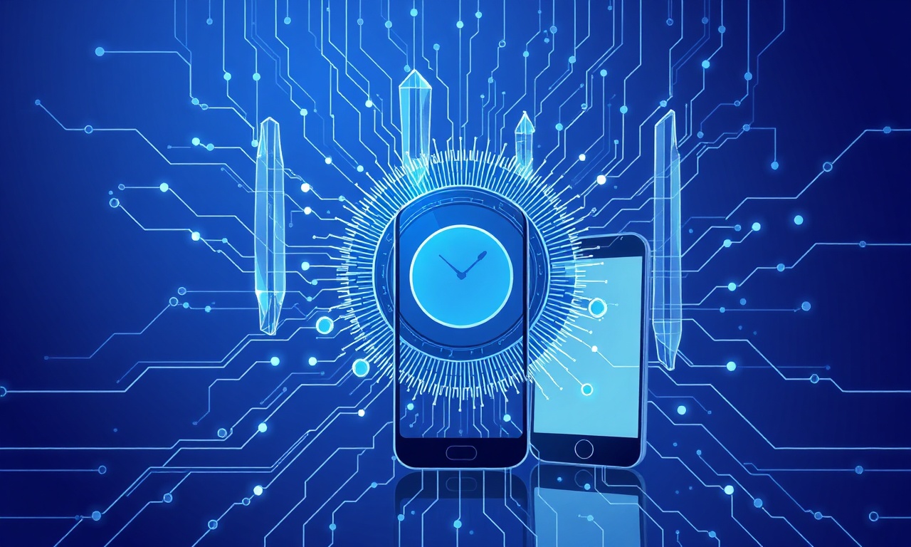 Abstract cryptographic time synchronization with circuitry