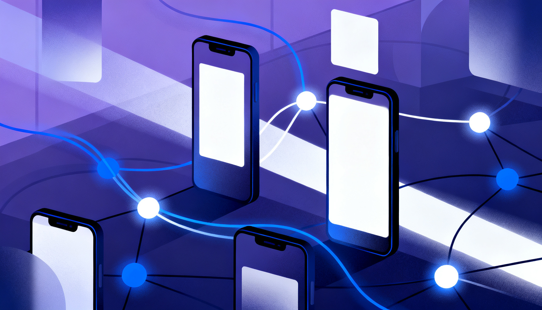 Futuristic network symbolizing evolving authentication technologies