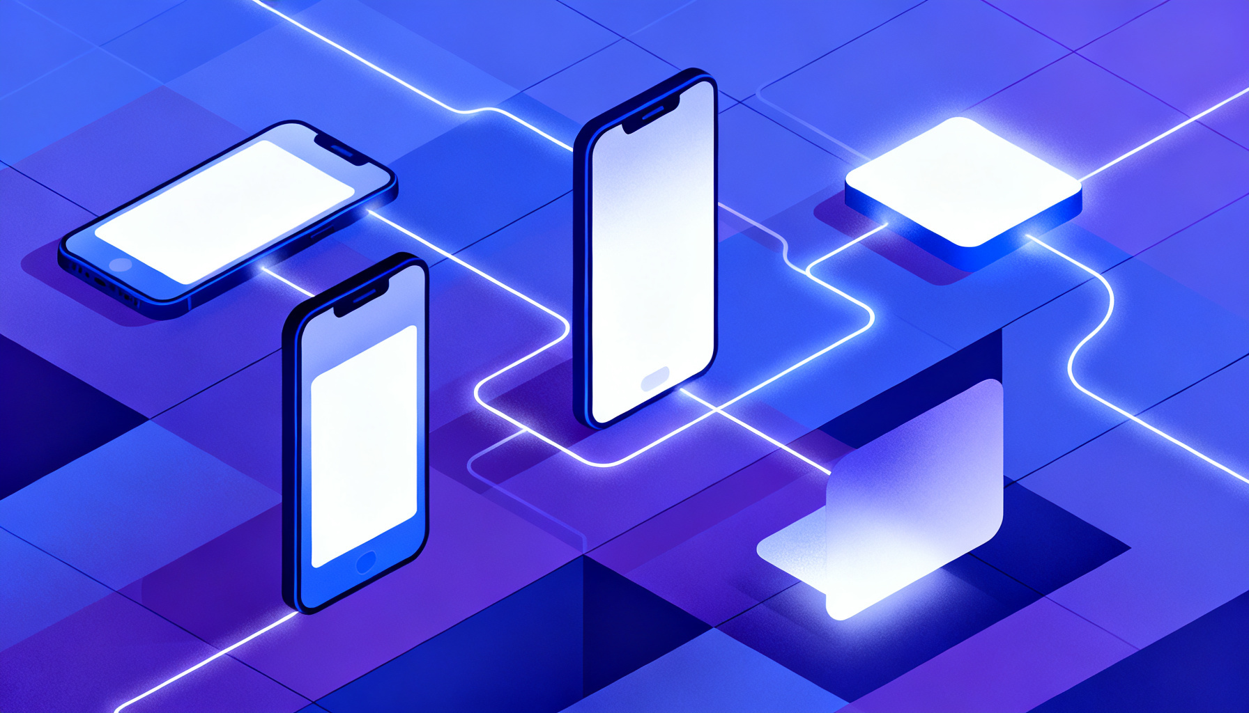 Geometric shapes representing various authentication methods