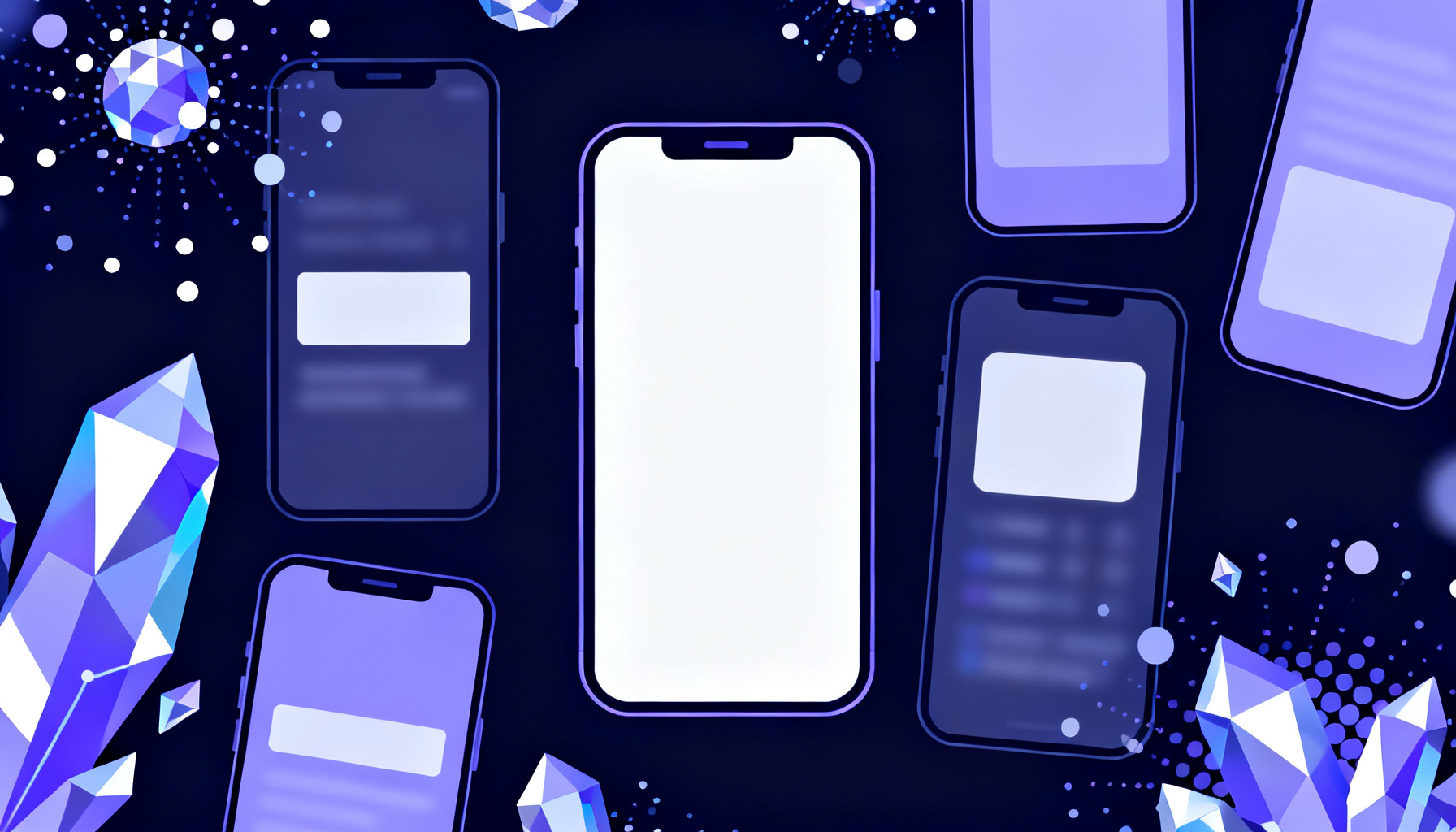 Abstract futuristic OTP security concept