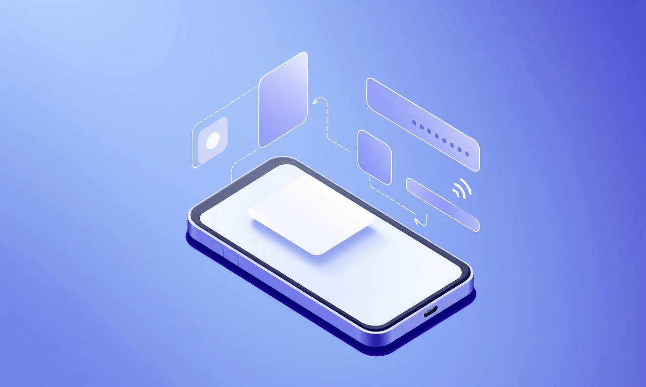 Abstract shapes symbolizing user experience and accessibility