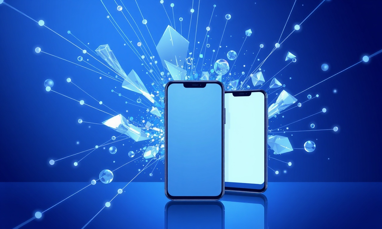 Abstract futuristic authentication evolution