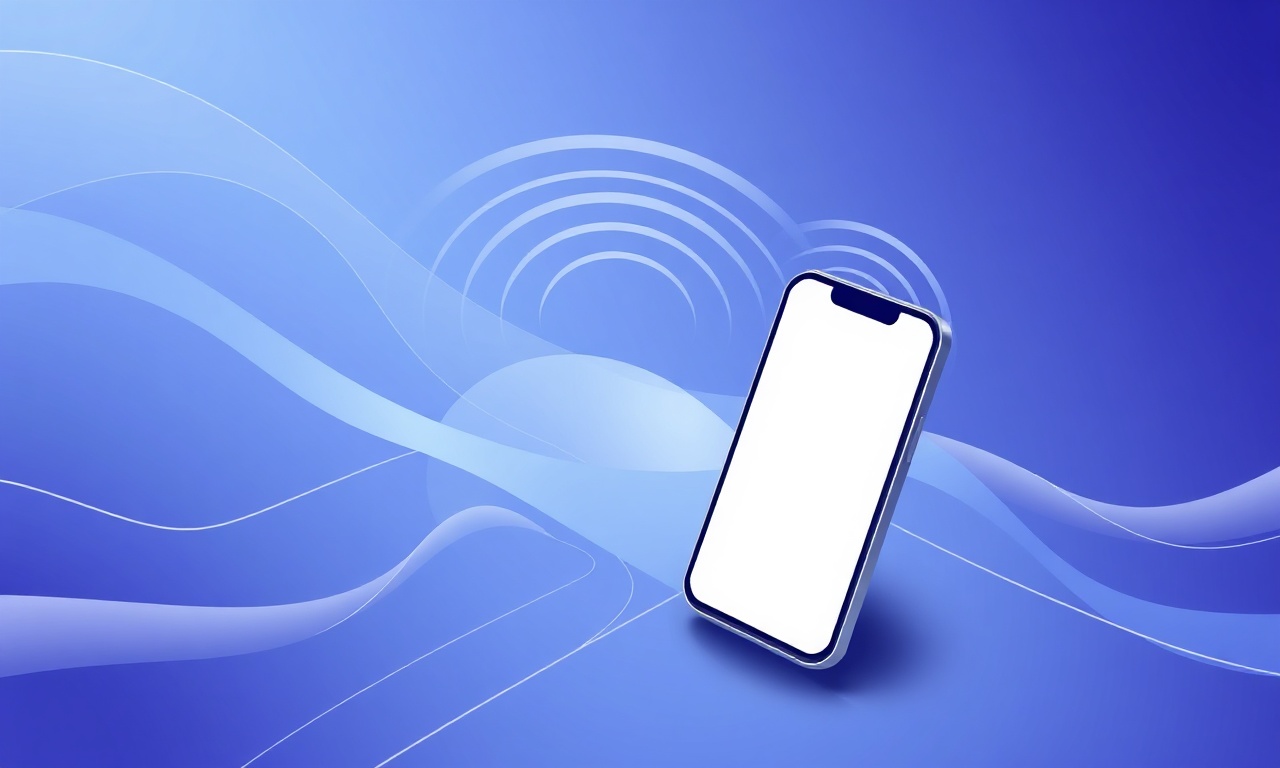 Abstract flowing waves forming a clear path