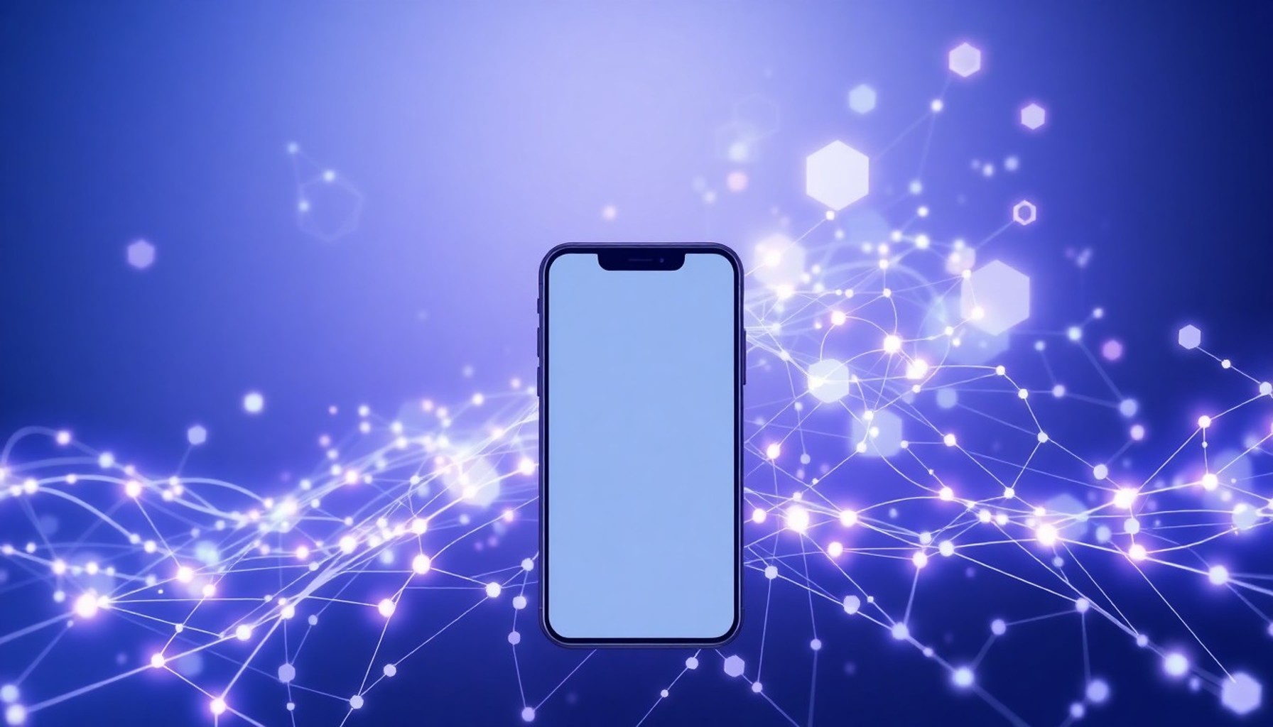 Abstract futuristic network symbolizing innovation