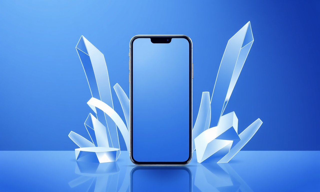 Abstract crystalline shapes representing privacy and legal aspects