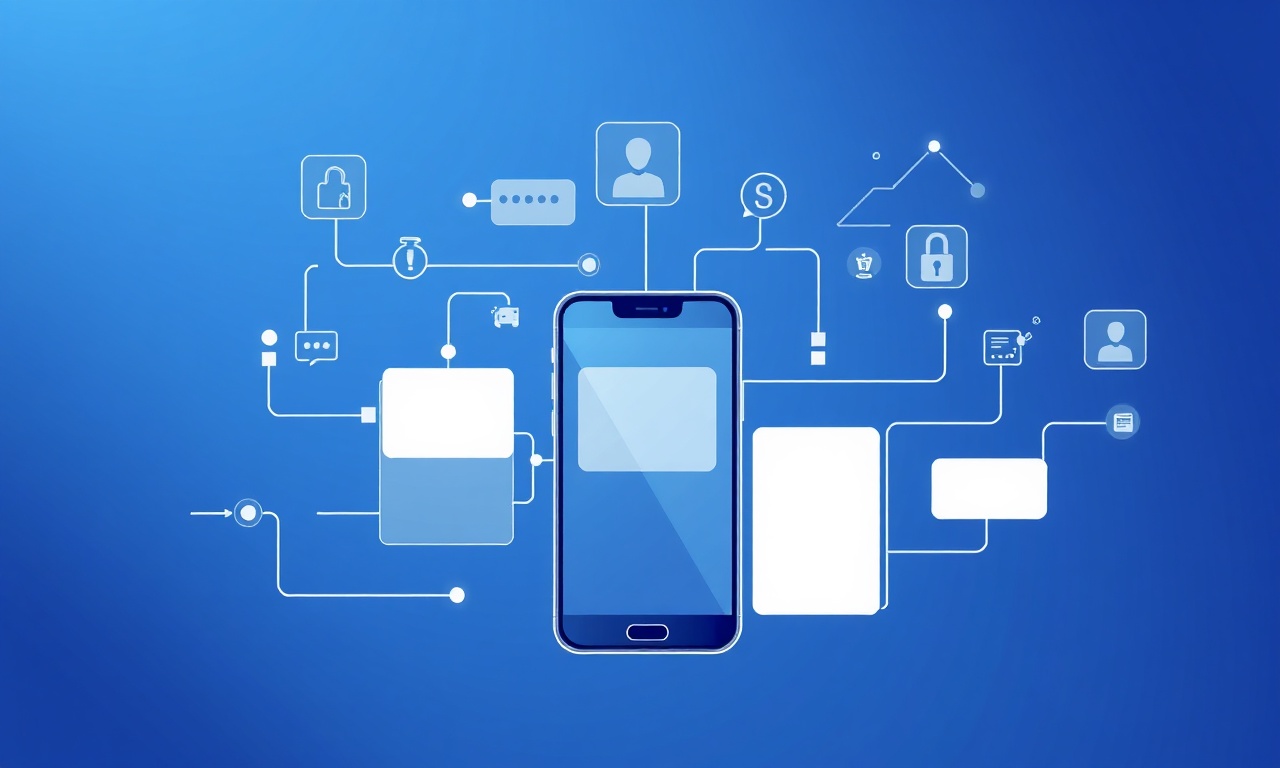 Abstract data flows symbolizing compliance and privacy
