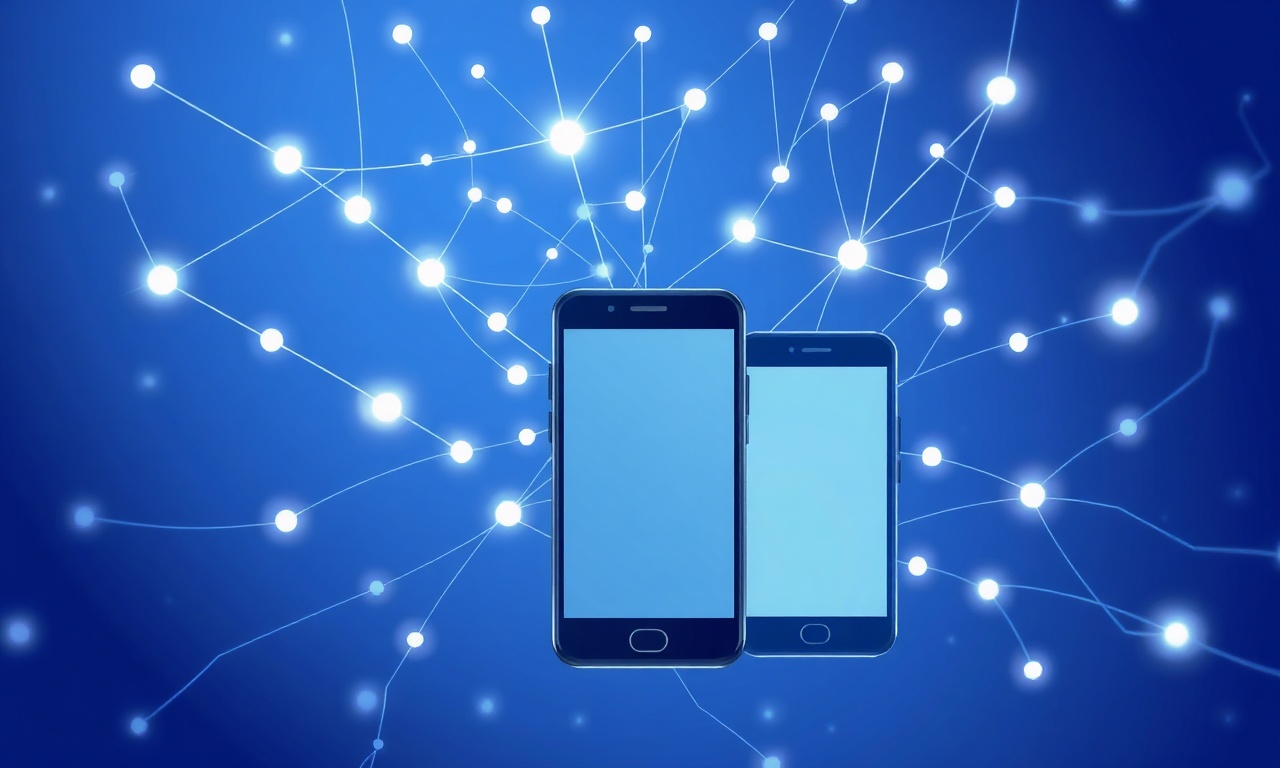 Network with flickering nodes symbolizing troubleshooting