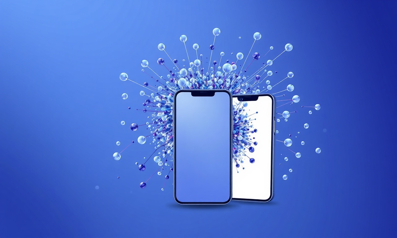 Particle system representing benefits and constraints
