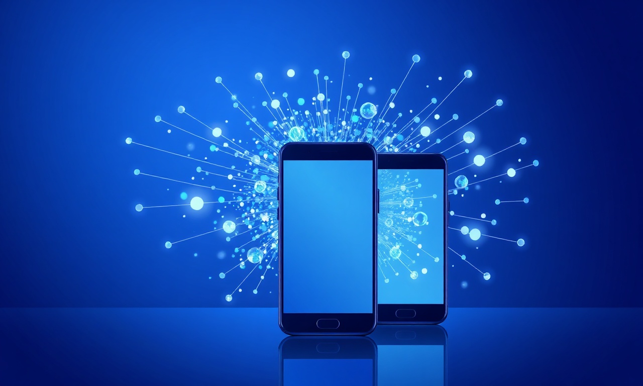 Particle system representing SMS delivery performance monitoring