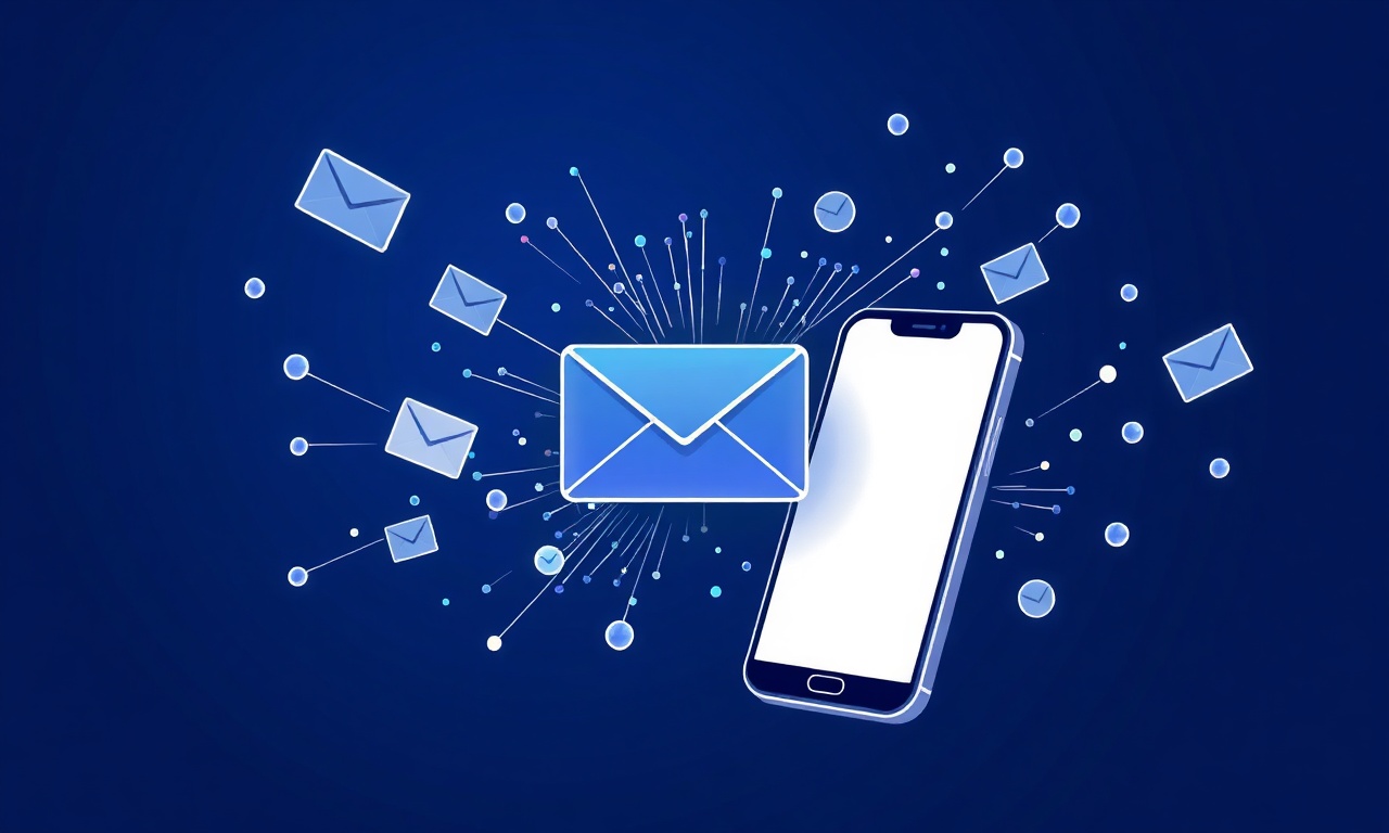 Abstract representation of email delivery system architecture