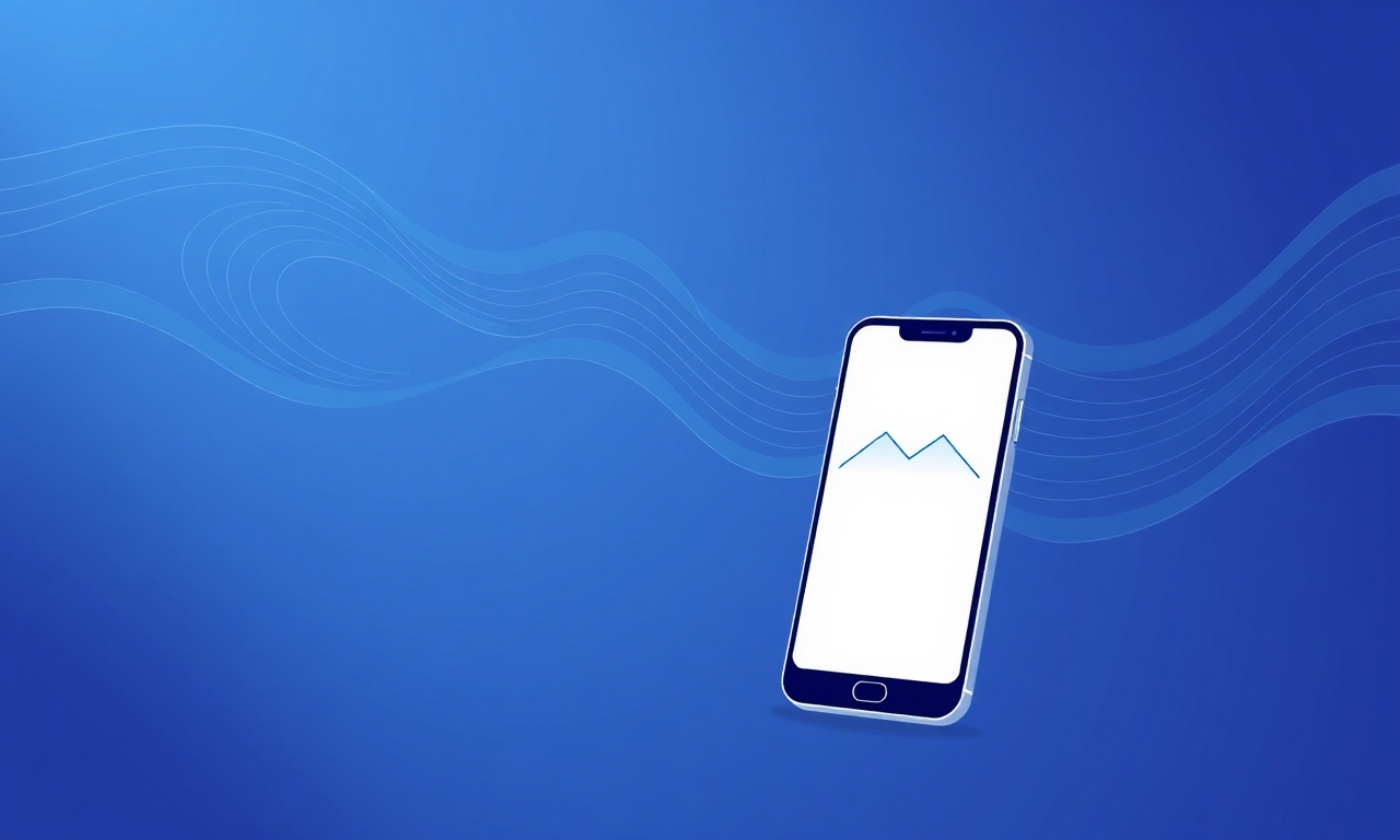 Abstract signal waves showing latency comparison
