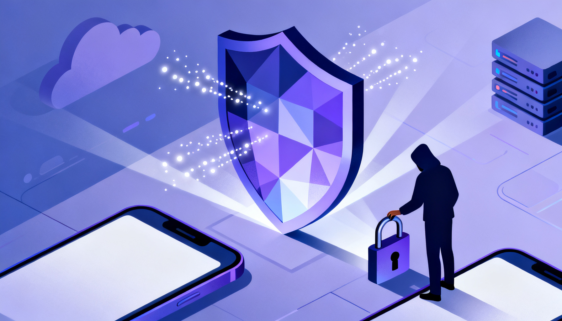 Shield blocking SMS spoofing