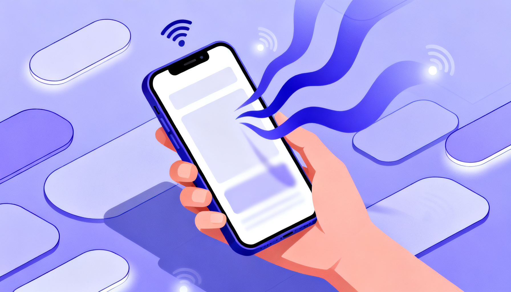 Smartphone receiving SMS verification code