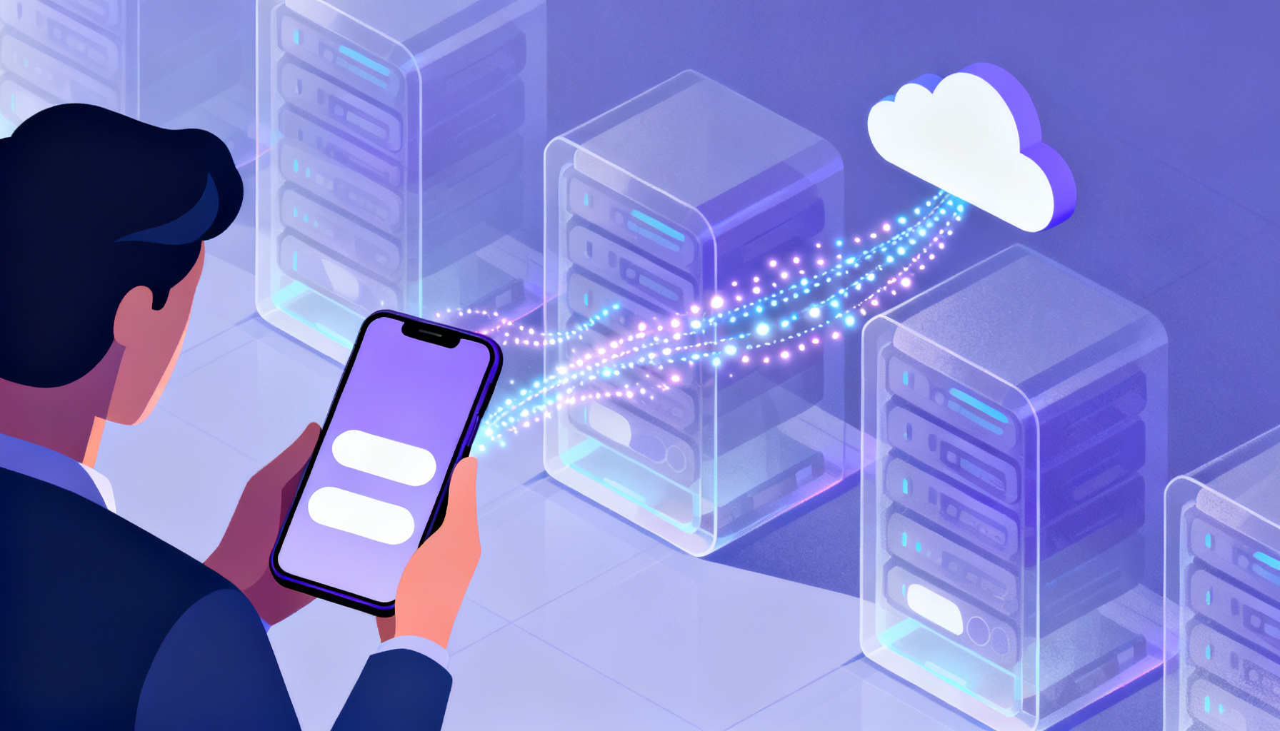 SMS verification technical flow diagram