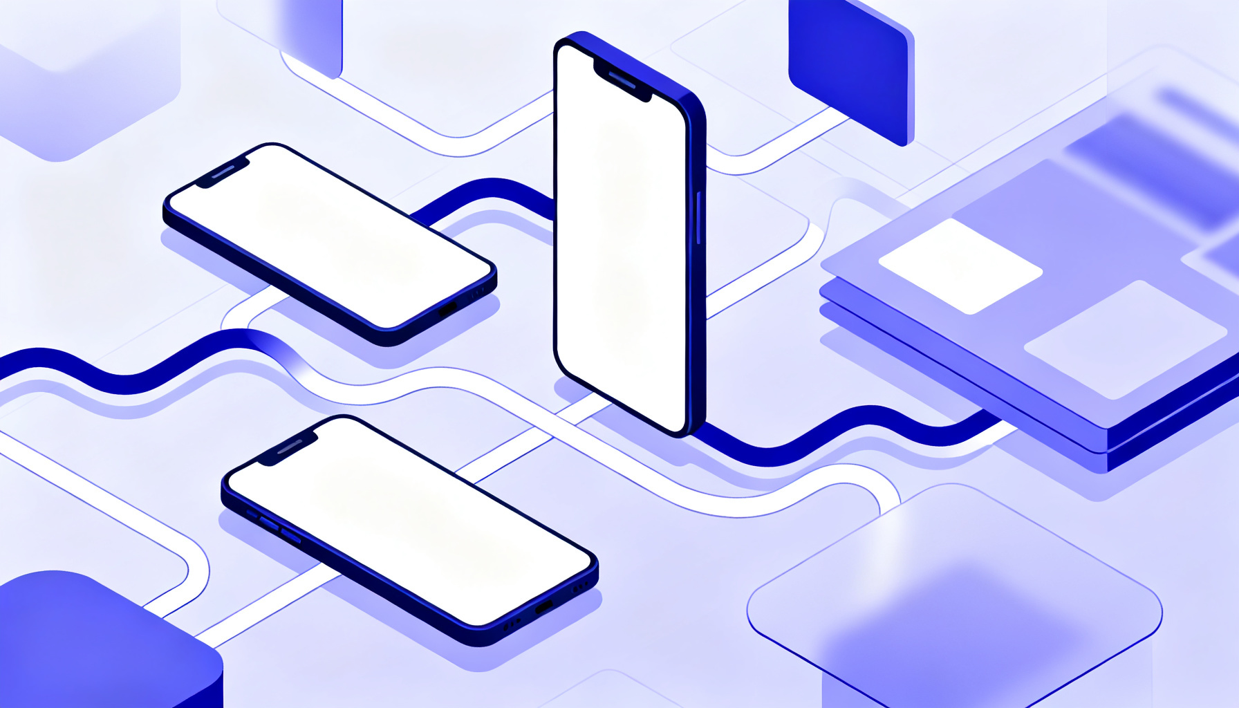 Abstract business workflow integration with connected shapes
