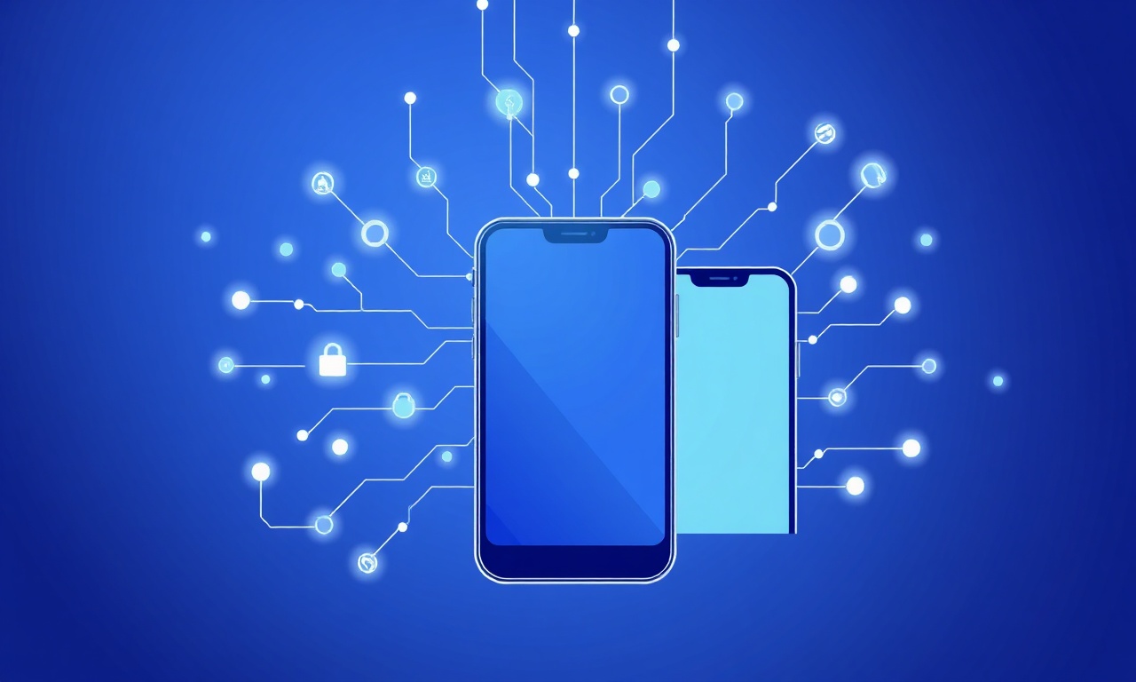 Abstract circuitry symbolizing identity verification