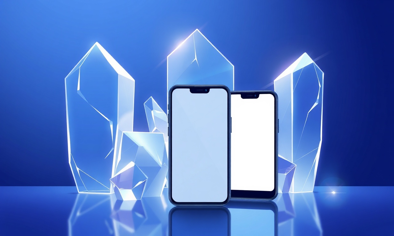 Abstract crystalline shapes representing legal compliance
