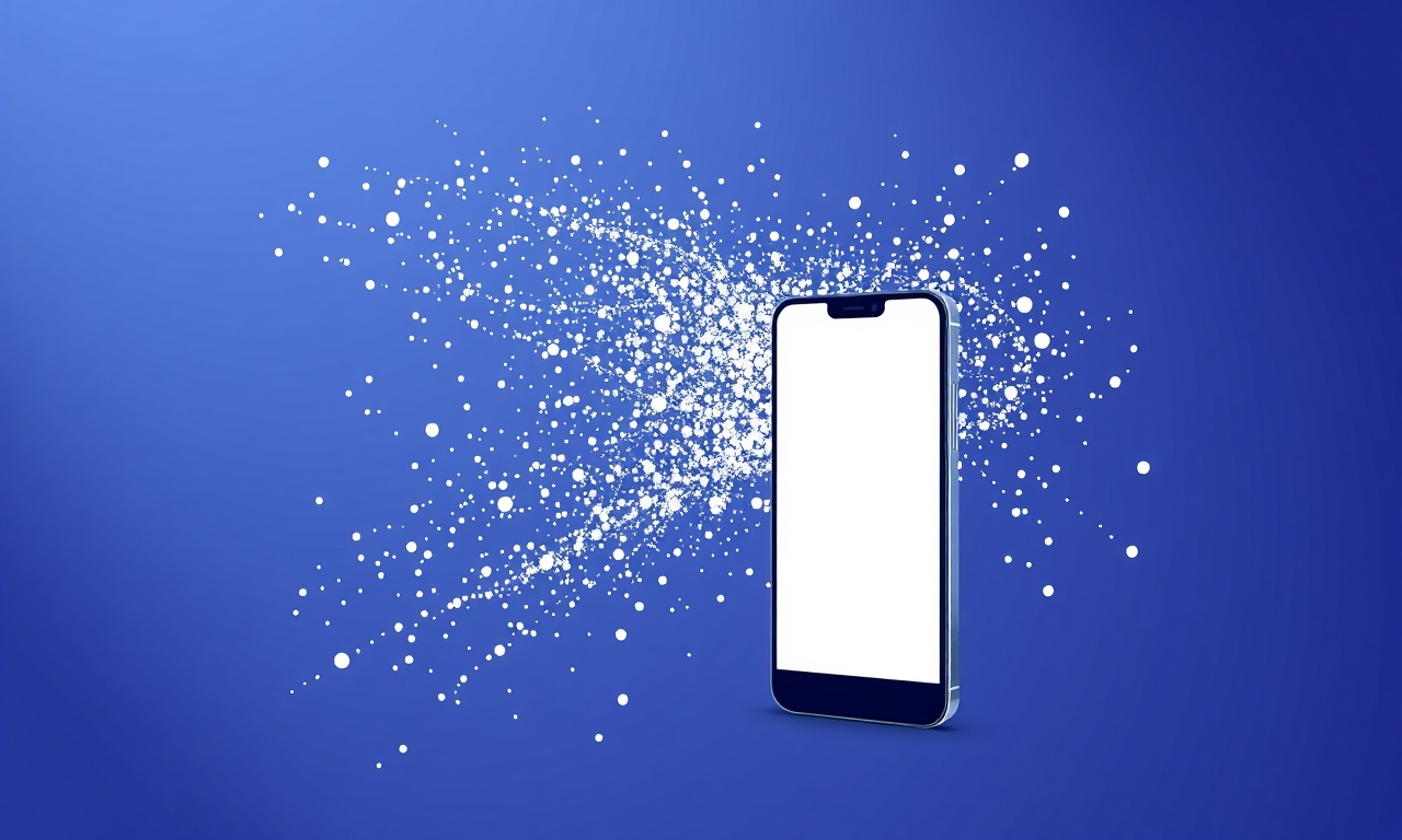 Abstract particle system illustrating troubleshooting