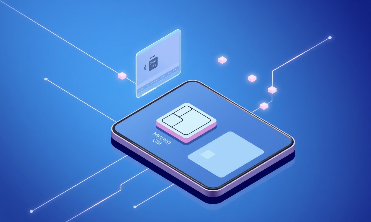 Isometric embedded SIM chip and provisioning flow abstract