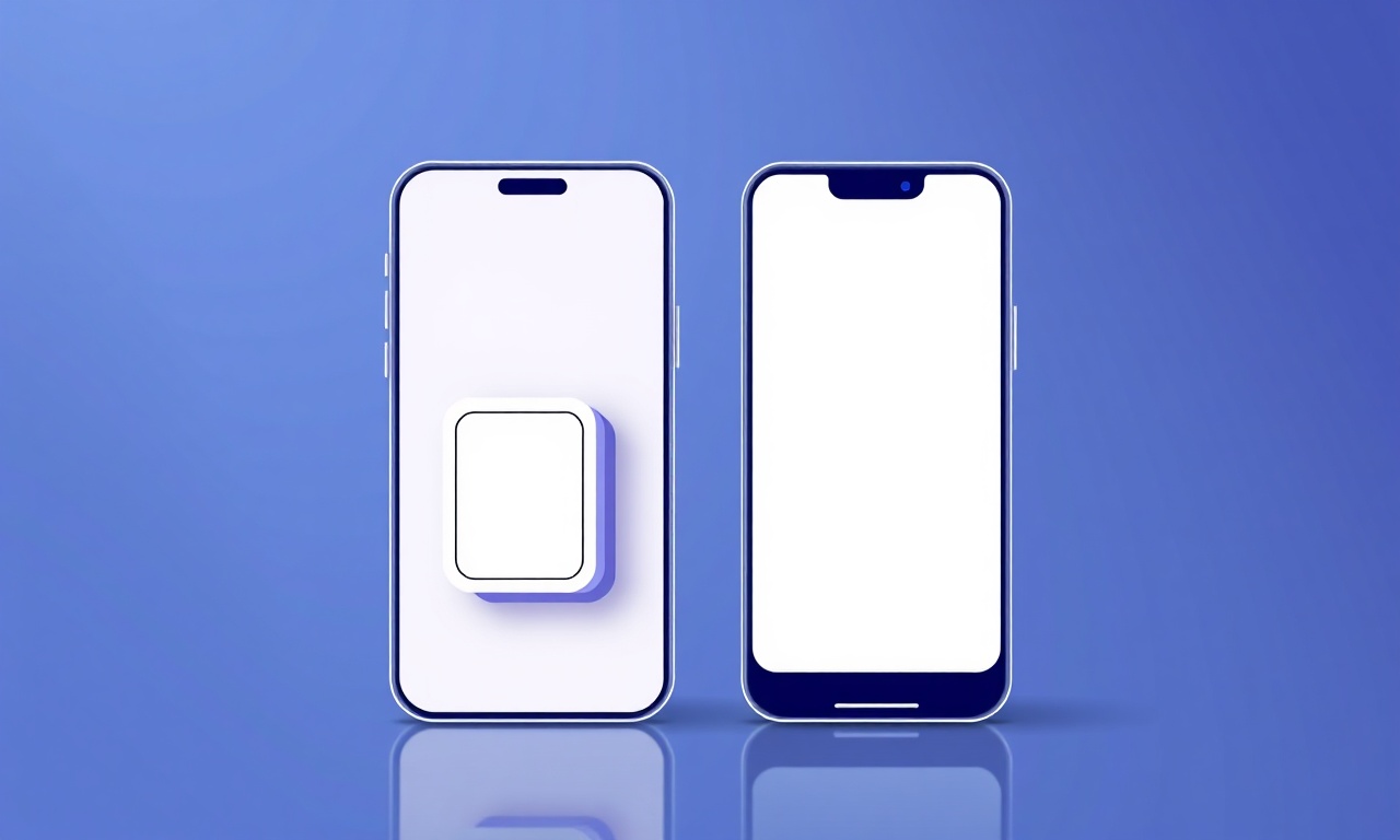 Contrasting abstract forms for physical vs eSIM verification